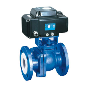 Q941 PFA-16C 襯氟電動(dòng)球閥